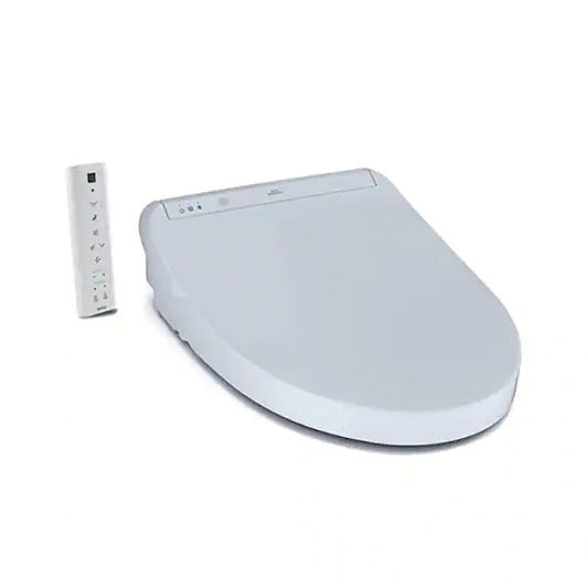 K300 Washlet Electric Heated Bidet Toilet Seat for Elongated Toilet in Cotton White - Bath Pro Supply