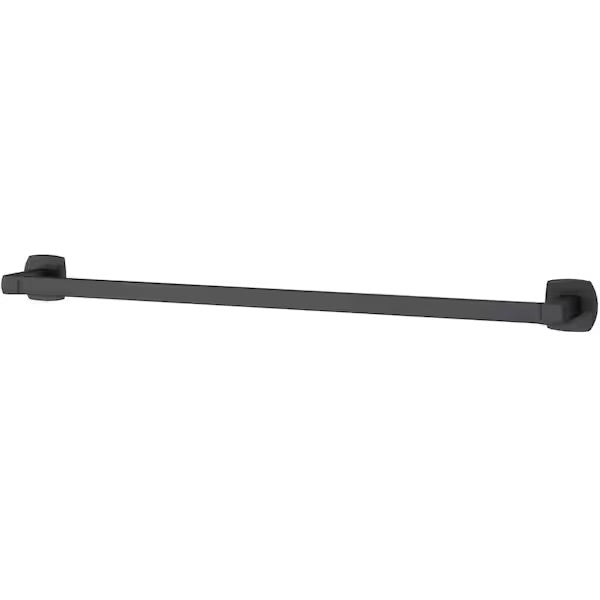 Deckard 24 in. Towel Bar in Matte Black - Bath Pro Supply