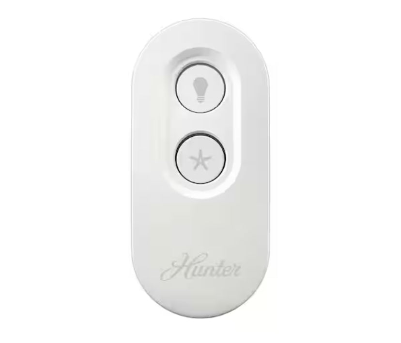 Universal On/Off Damp Rated Ceiling Fan Remote Control White