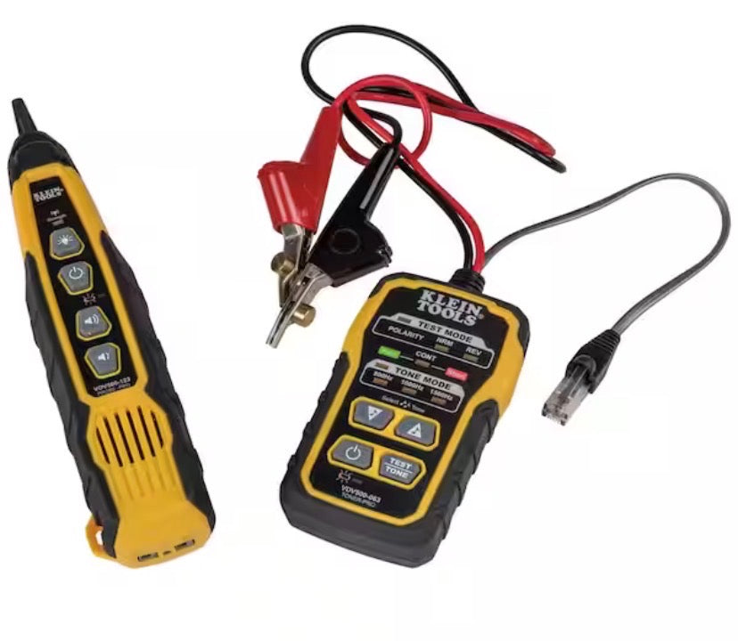 Tone & Probe PRO Electrical Wire Tracing Set, Batteries and Carrying Pouch