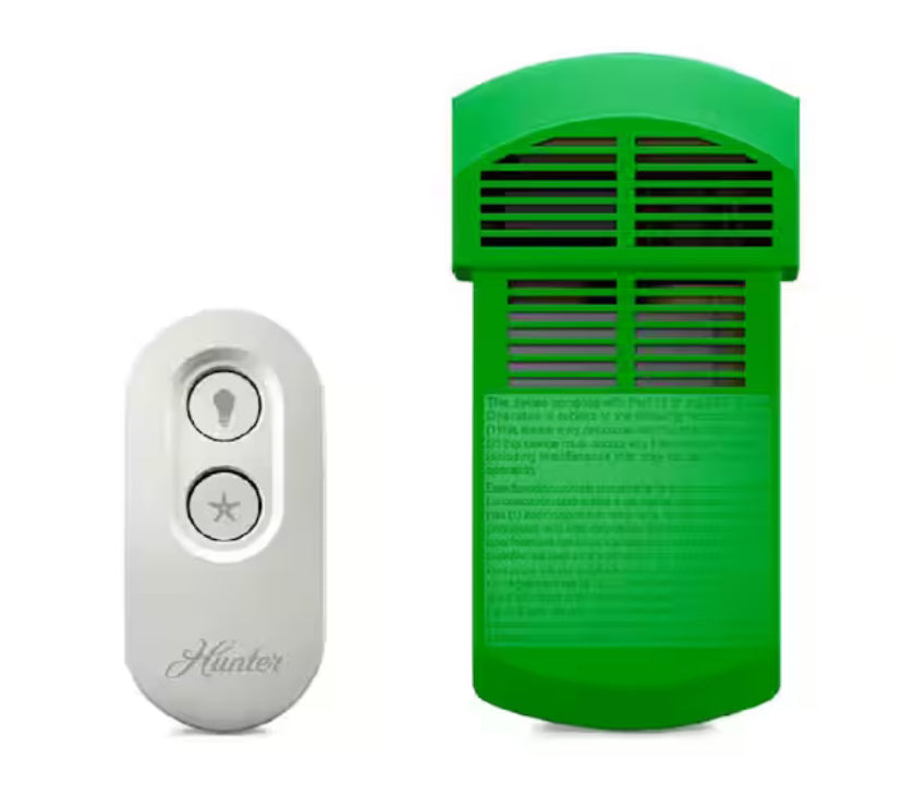 Universal On/Off Damp Rated Ceiling Fan Remote Control White