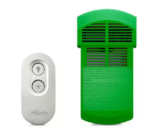 Universal On/Off Damp Rated Ceiling Fan Remote Control White