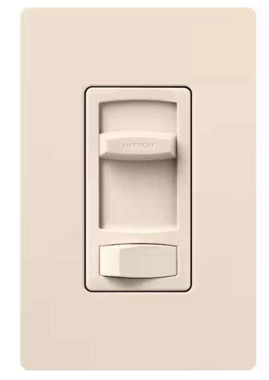 Skylark Contour LED+ Dimmer Switch for LED Bulbs, 150-Watt/Single-Pole or 3-Way, Light Almond (CTCL-153PDH-LA)