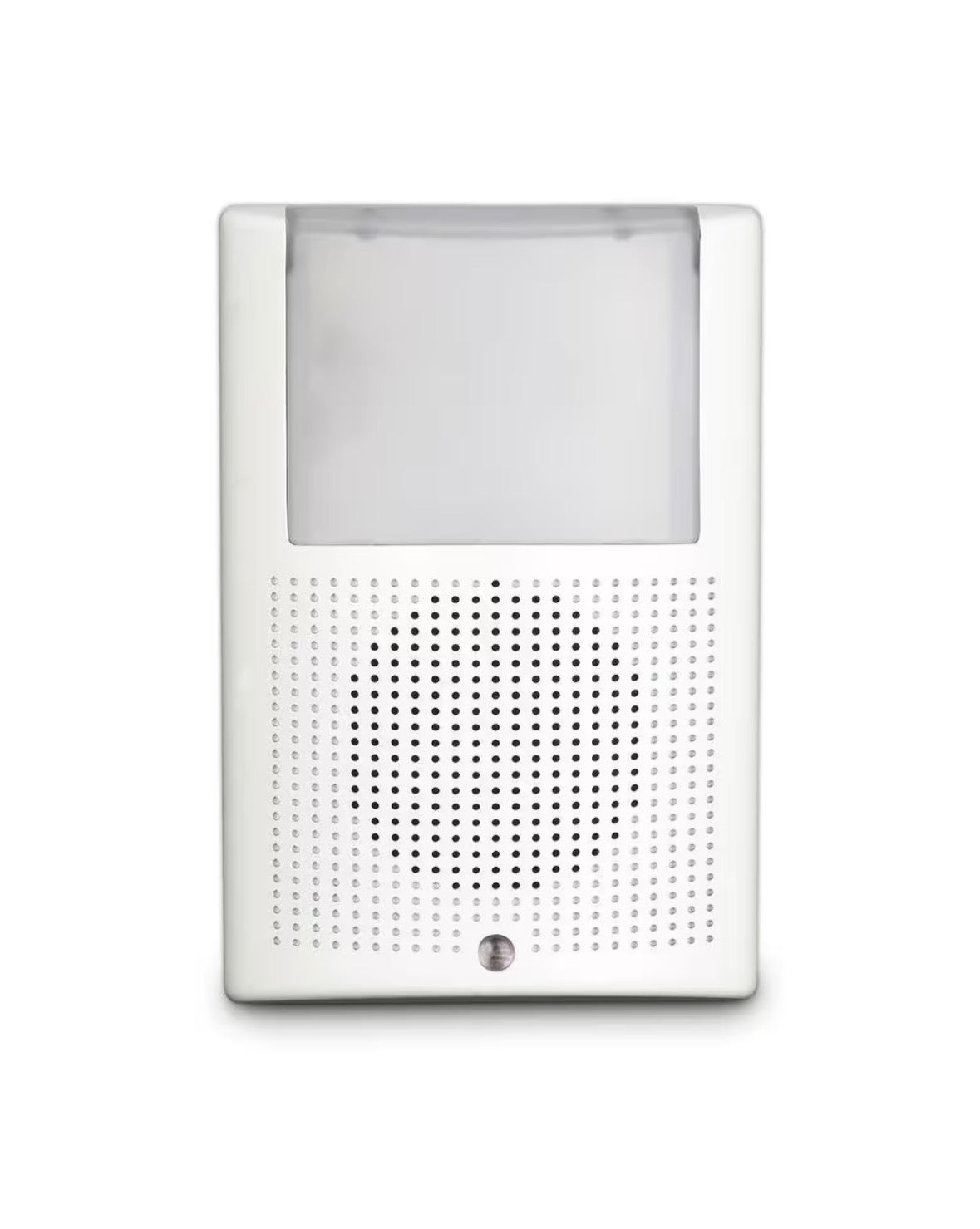 Wireless Plug-In Doorbell Kit with White Insert and 1 Push Button, White