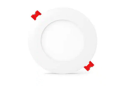 Hubspace LED 4 in Round Smart RBG + Tuneable White Canless Recessed Light for Kitchen Bath Living rooms, White