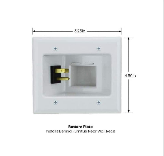 Flat Panel TV Cable Organizer Kit
