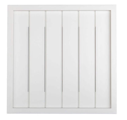 Wireless or Wired Doorbell Chime, White Bead Board Finish