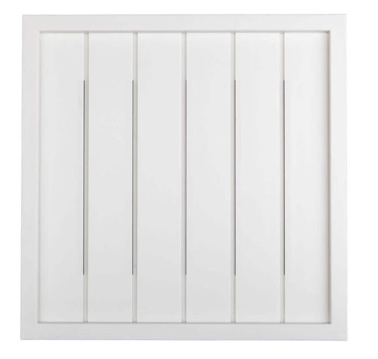 Wireless or Wired Doorbell Chime, White Bead Board Finish