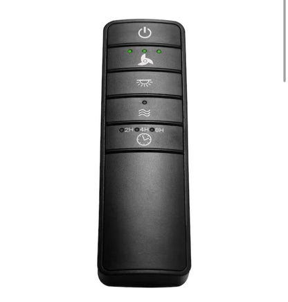 Universal 3-speed Damp Rated Ceiling Fan Remote Control with Dimming Black