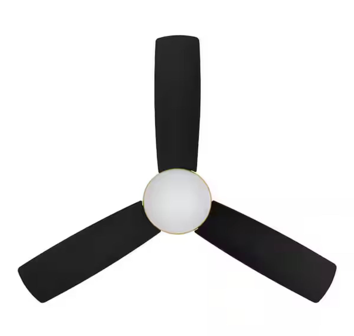 Blaketon 46 in. Indoor/Covered Outdoor Matte Black Modern Ceiling Fan with Integrated LED and Remote Control (Copy 2)
