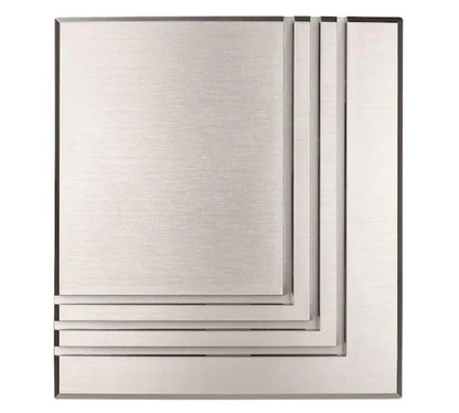 Wireless or Wired Doorbell Chime, Brushed Nickel