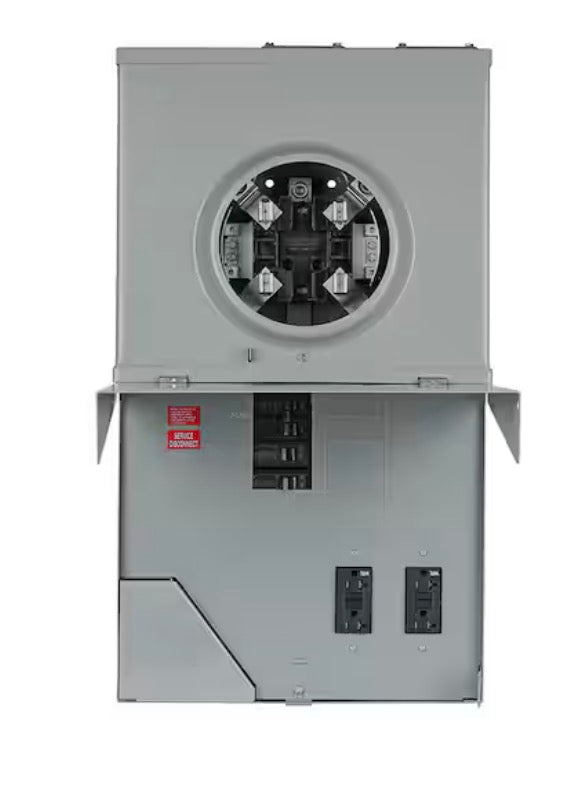 100 Amp 4-Space 8-Circuit Main Breaker Overhead/Underground Metered Temporary Power Panel