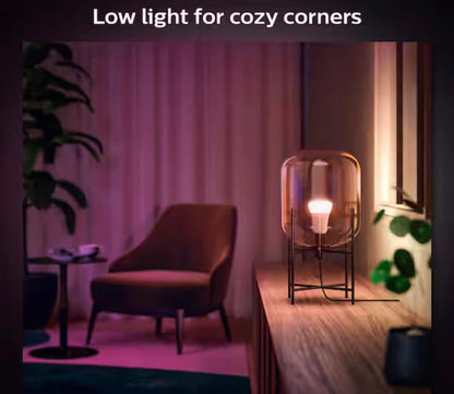 60-Watt Equivalent A19 Smart LED Color Changing Dimmable A-Style Light Bulb with Bluetooth (1-Pack)