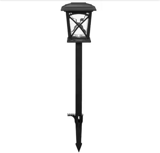 Black Springs 35 Lumen Low Voltage Black Integrated LED Weather Resistant Path Light
