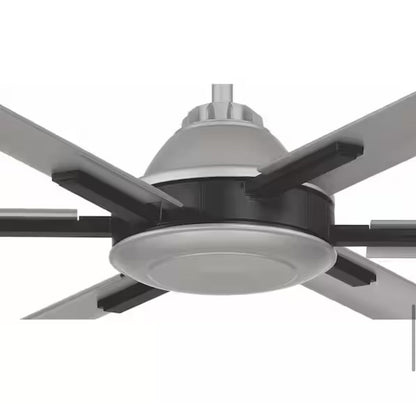 High Velocity 6 ft. Indoor/Outdoor Titanium Ceiling Fan with Wall Control Included