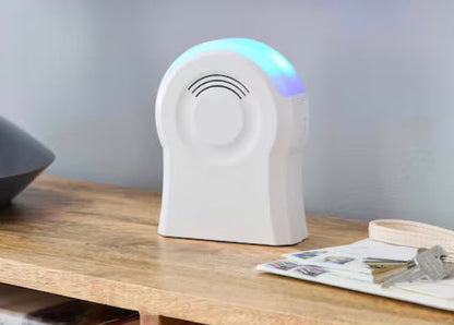 Wireless Plug-In Doorbell Kit with 1 Push Button, White