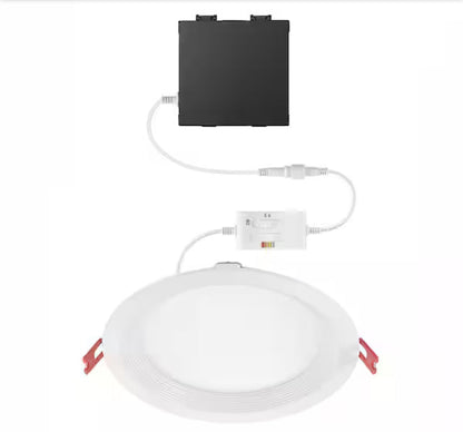 Elite Series 6 in. LED DuoBright, 3-Level Lumen Select, Baffle Canless Recessed Light, Adjustable CCT