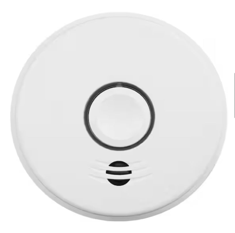 10 Year Worry-Free 2-Pack Battery Powered Interconnected Smoke Detector with Photoelectric Sensor and Voice Alerts