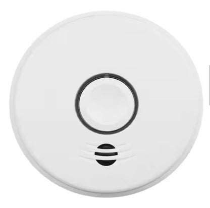 10 Year Worry-Free 2-Pack Battery Powered Interconnected Smoke Detector with Photoelectric Sensor and Voice Alerts