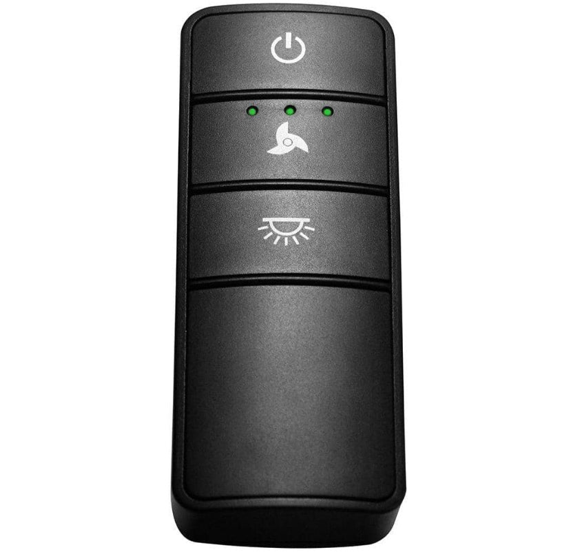 Universal 3-speed Damp Rated Ceiling Fan Remote Control with Dimming Black