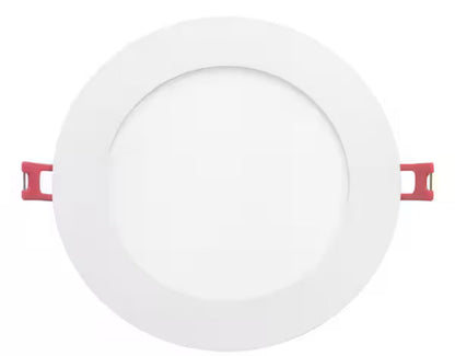 100-Watt Equivalent 1200-Lumen Outdoor Exterior White Switch Activated 2-Head Integrated LED Security Flood Light (2-Pk)