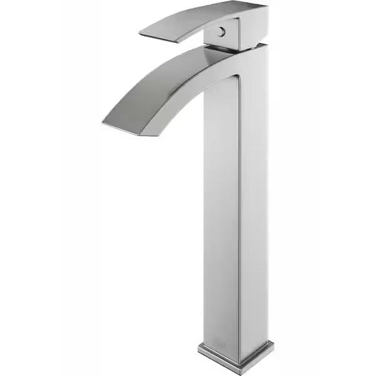 Duris Single-Handle Single Hole Bathroom Vessel Sink Faucet in Brushed Nickel - Bath Pro Supply